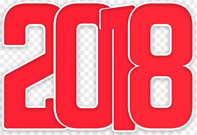 2018 New Year's Day Clip Art PNG