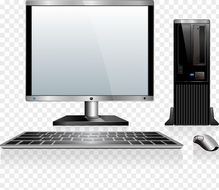 Black Tech PC Laptop Computer Keyboard Mouse Desktop PNG