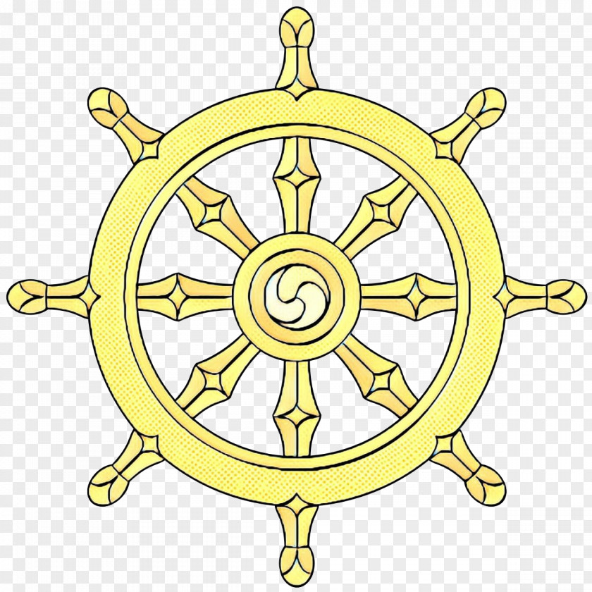 Emblem Symbol Buddhism Yellow PNG