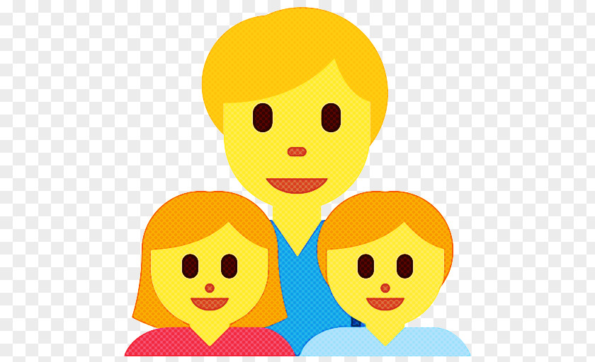 Happy Cheek Family Cartoon PNG