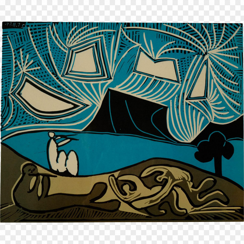 Painting Musée Picasso Work Of Art Linocut PNG