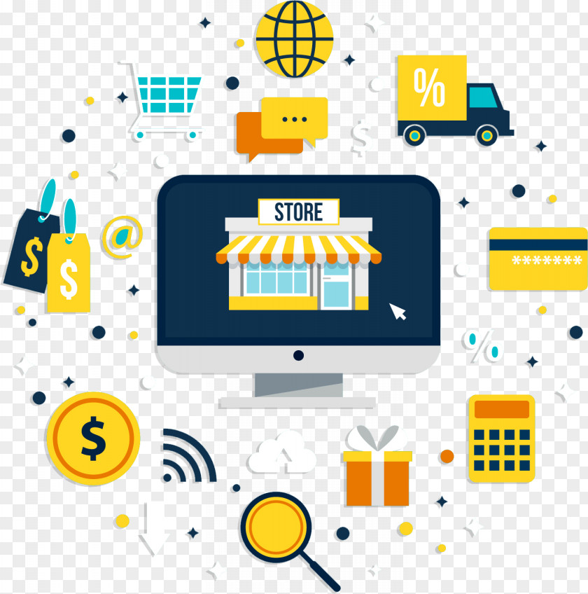 Sharing Technology Shopping Cart PNG