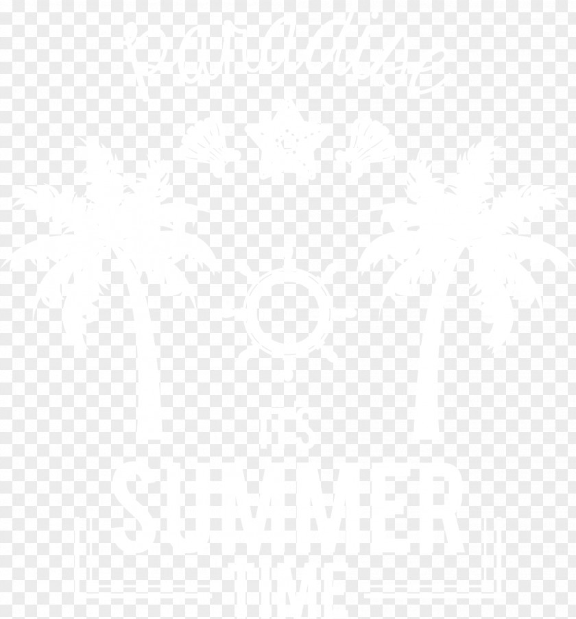White Simple Summer Travel Black Pattern PNG