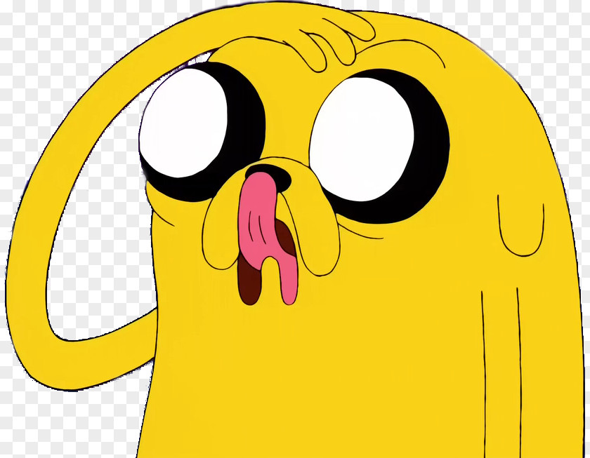 Confused Face Cartoon Jake The Dog Smiley Clip Art PNG