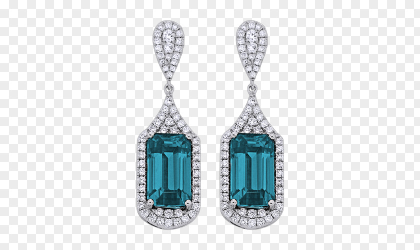 Emerald Blue Topaz Earrings Sapphire PNG