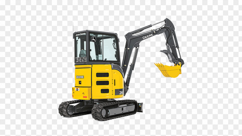 Excavator John Deere Compact Heavy Machinery PNG