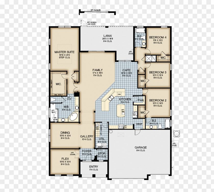 Floor Plan House Fort Polk South PNG