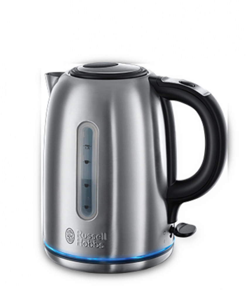 Kettle Electric Russell Hobbs Toaster Stainless Steel PNG