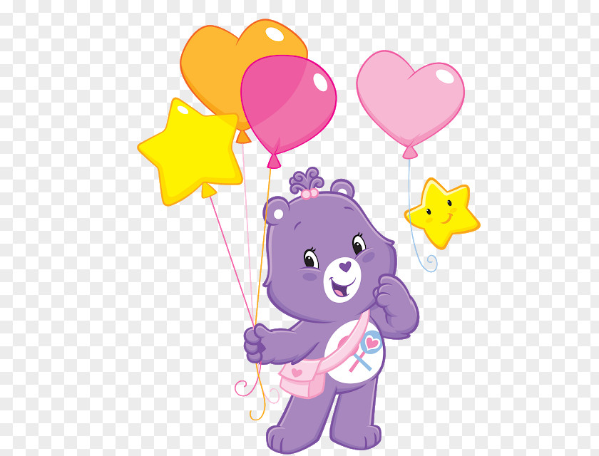 Sweet Balloons Care Bears Harmony Bear PNG