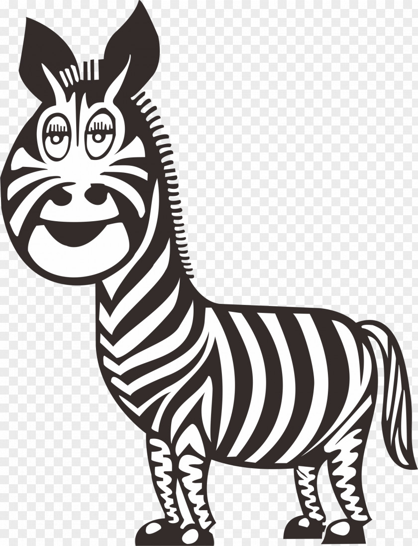 Zebra Euclidean Vector PNG