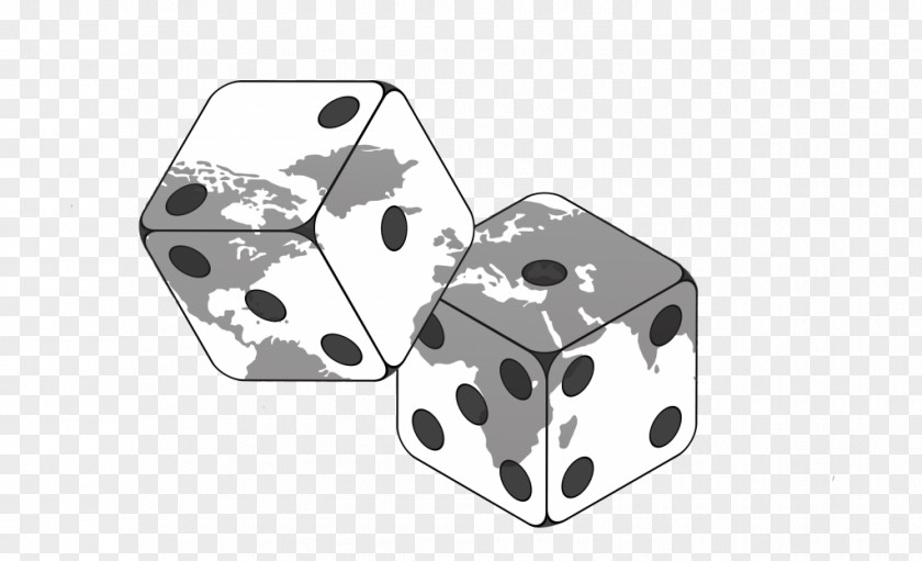Dice Game World Map Product Design PNG