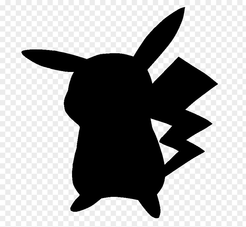 Pikachu Pokémon GO Silhouette Drawing PNG