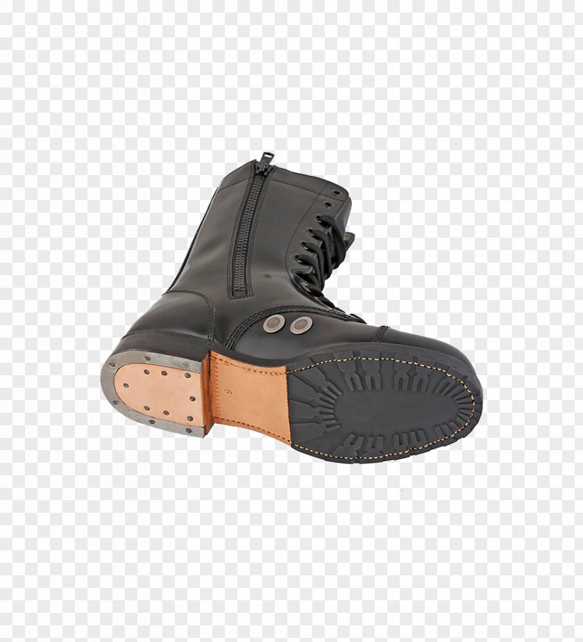 Boot Shoe Walking Black M PNG