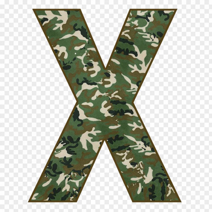 CAMOUFLAGE Military Camouflage Alphabet Letter Army PNG