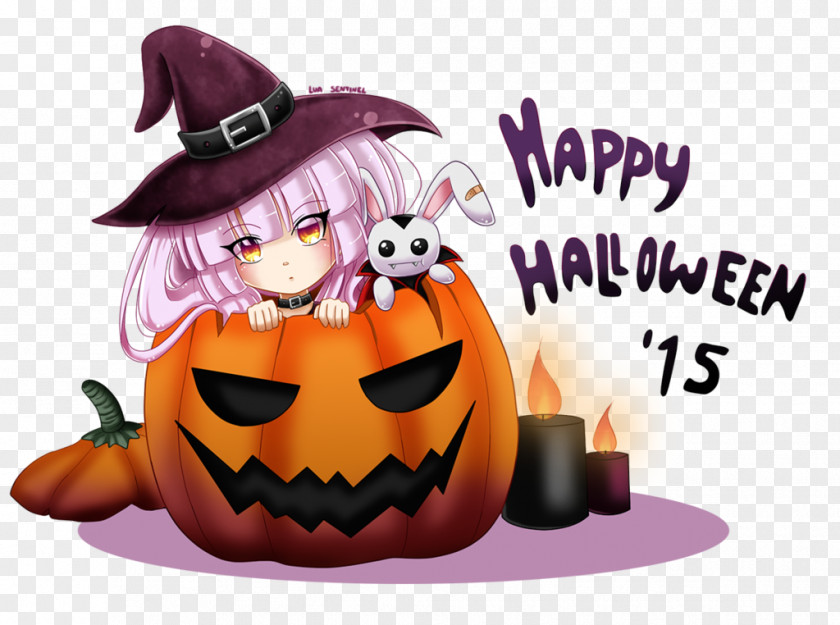Happy Halloween Jack-o'-lantern Cartoon PNG