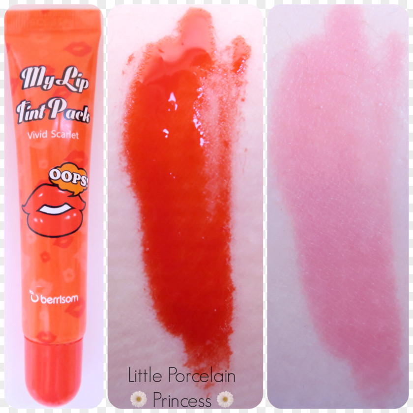 Lip Tint Stain Gloss Berrisom Oops My Pack Liner PNG
