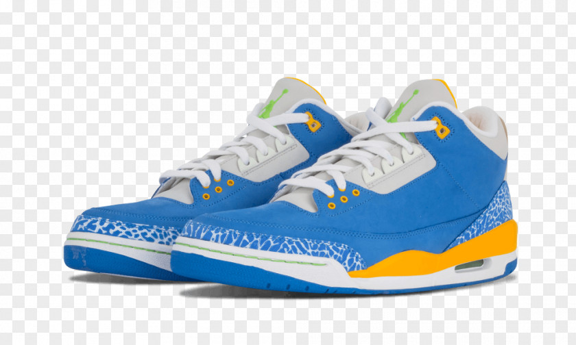 Nike Air Jordan 3 Ls Shoes Brisk Blue // Pro Gold 315297 471 Radio Raheem Film Sports PNG