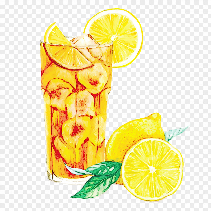 Orange Drink Food Lemon Lemon-lime Lime Cocktail Garnish PNG