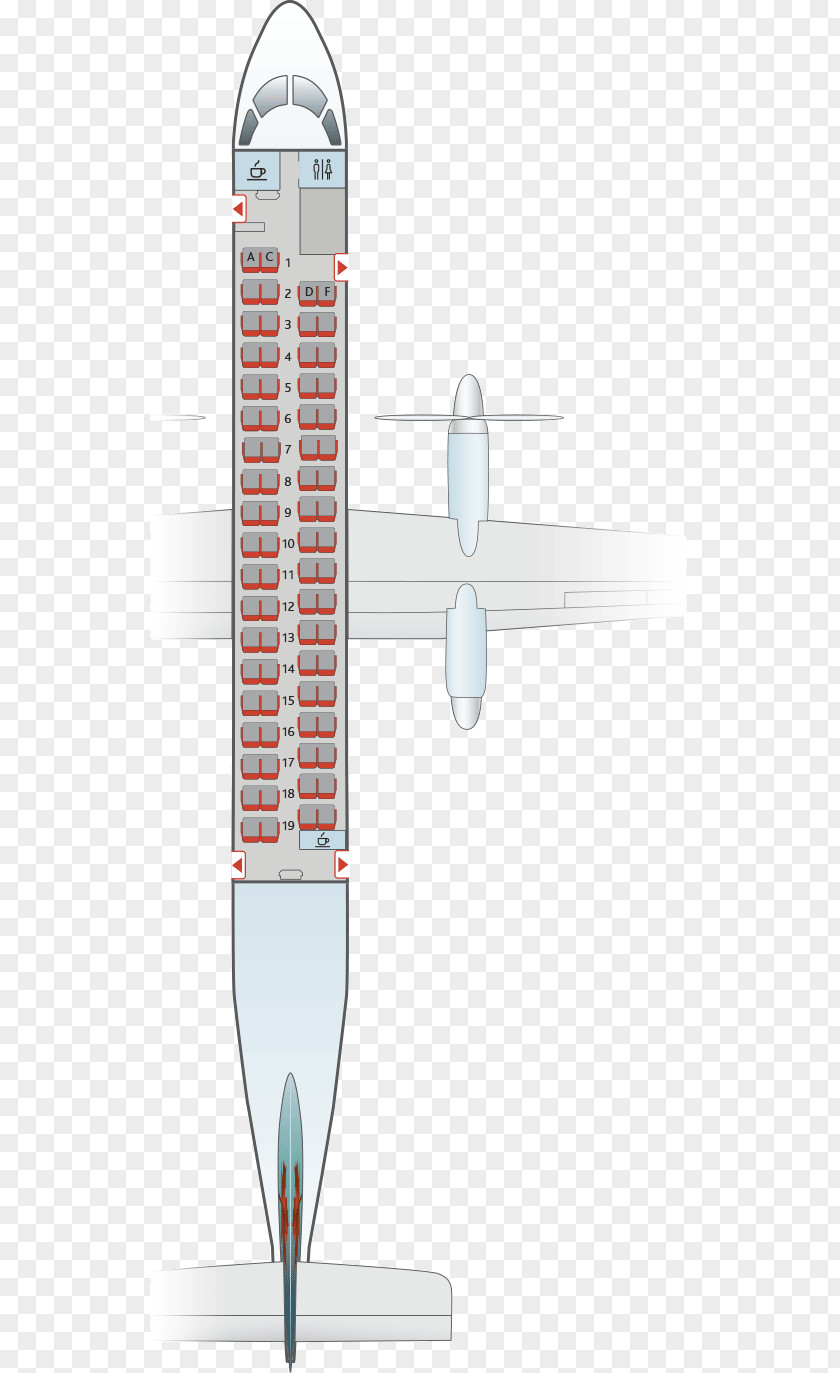 Q400 Seating Plan AirlineSeat Airco DH.4 Bombardier Dash 8 PNG