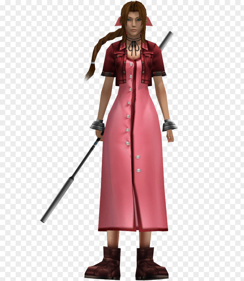 Aerith Gainsborough Final Fantasy VII Character Connection To The Planet Costume PNG