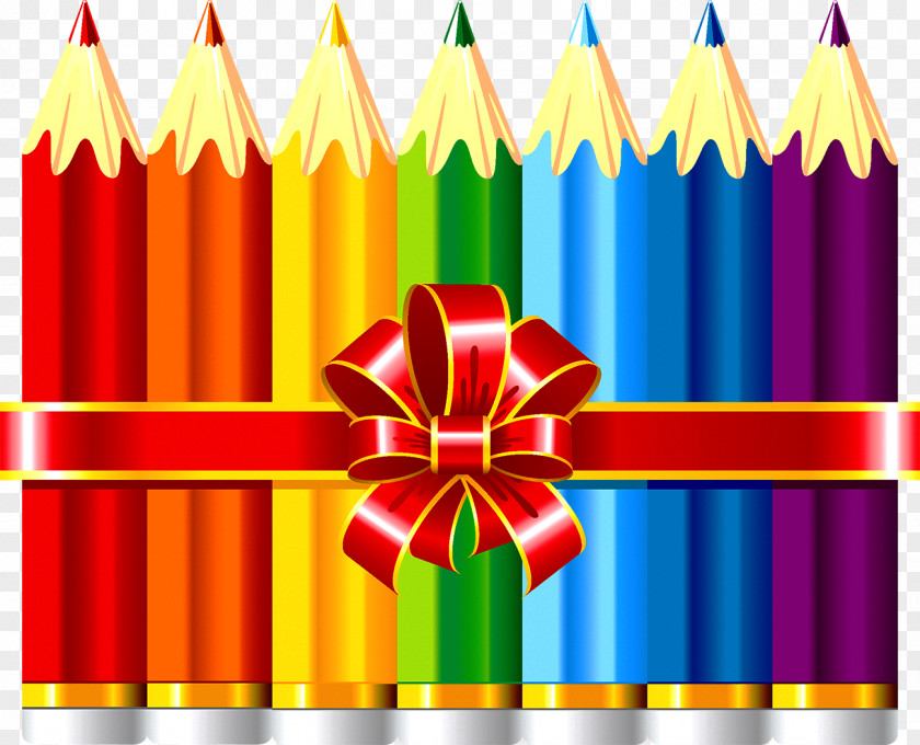Colored Pencils School Supplies Illustration PNG