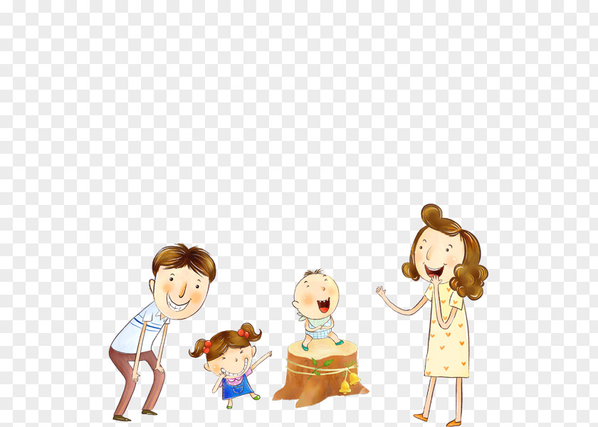 Family Child Illustration PNG