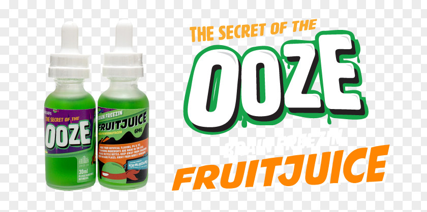 Fruit Juice Company Electronic Cigarette Aerosol And Liquid Ooze Freezing PNG