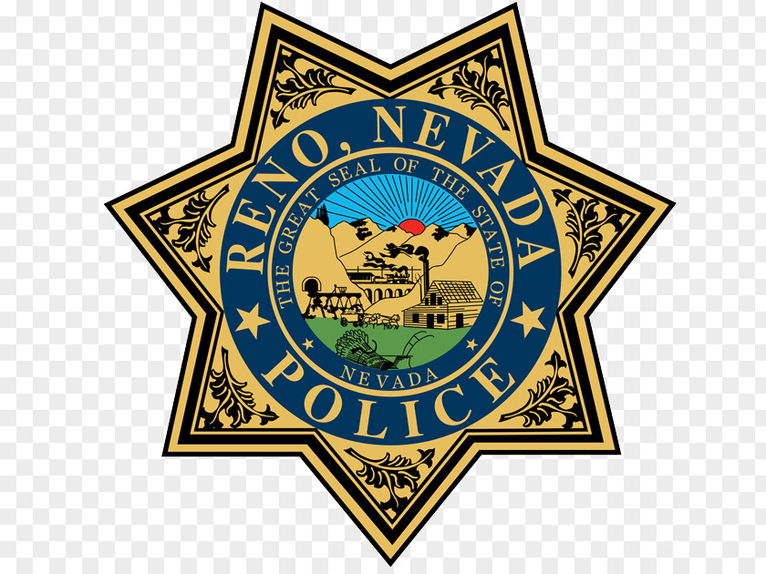 Gold Badge Reno Police Department Officer PNG