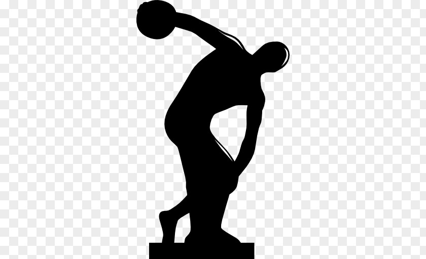 Greek Statue Discobolus Sculpture PNG