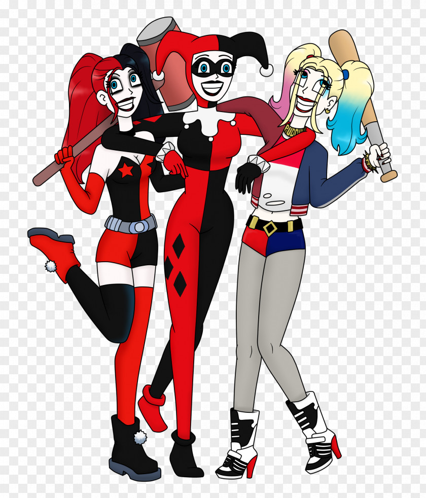 Harley Quinn Joker Batman Supervillain Drawing PNG