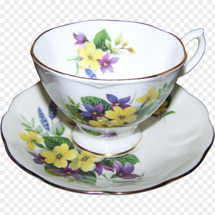 Plate Coffee Cup Porcelain Saucer Tableware PNG