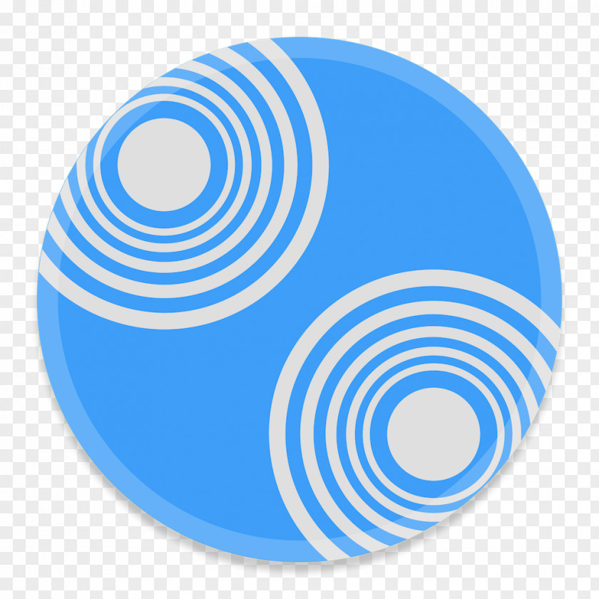 Server Blue Symbol Spiral PNG