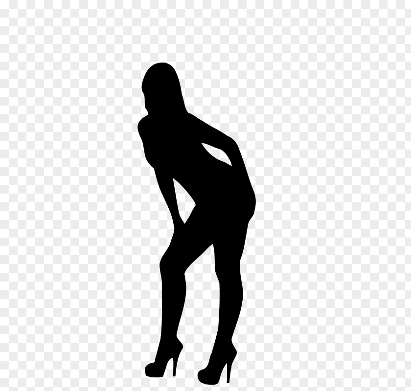 Silhouette Woman Clip Art PNG