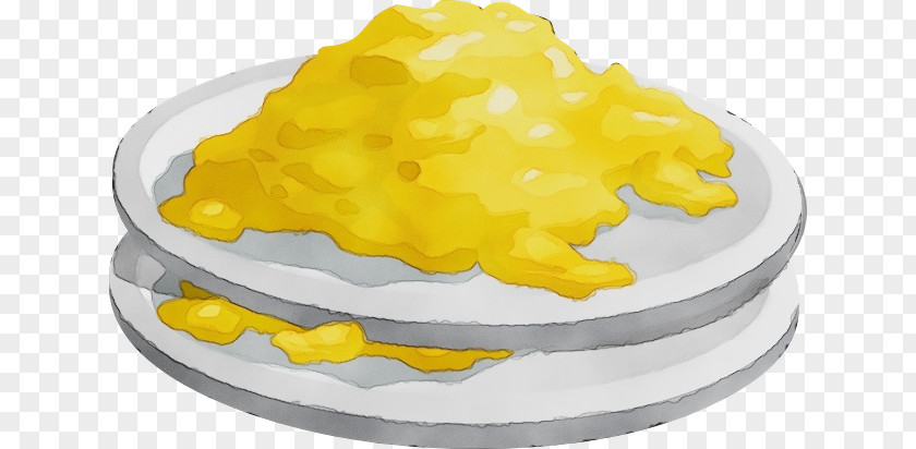 Yellow Food Dish Cuisine Icing PNG