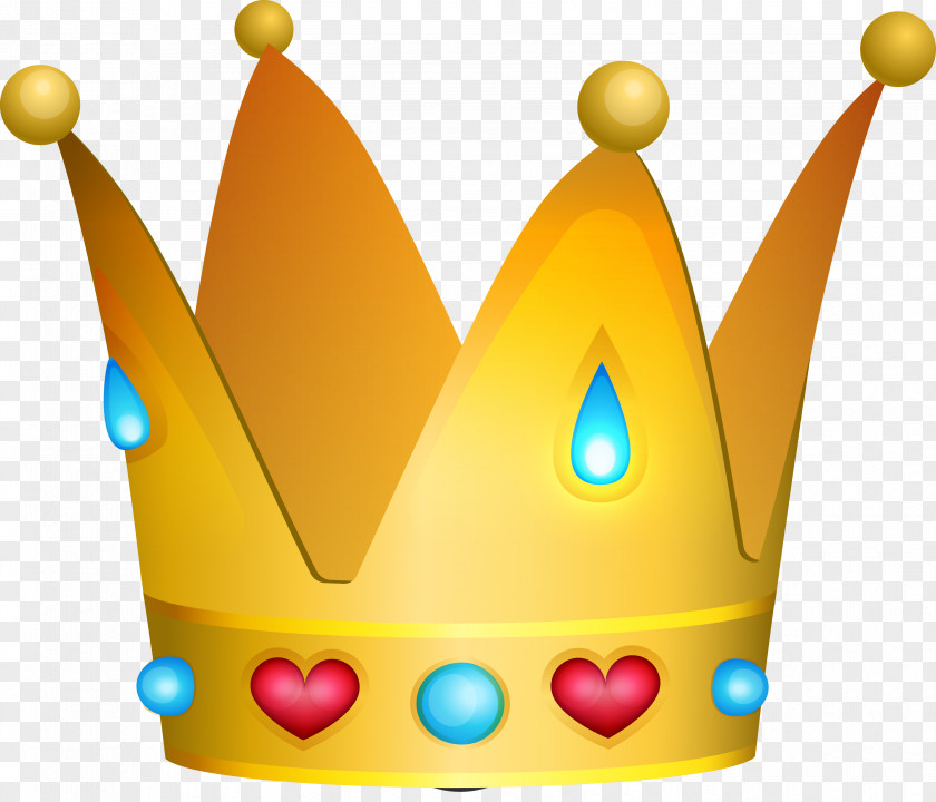 Cartoon Gold Crown Chart Graphic Design PNG