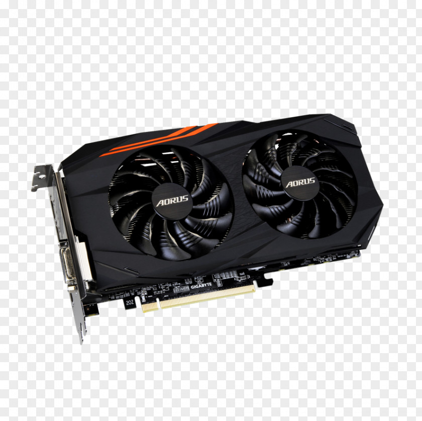 Graphics Cards & Video Adapters AMD Radeon RX 570 580 Gigabyte Technology PNG