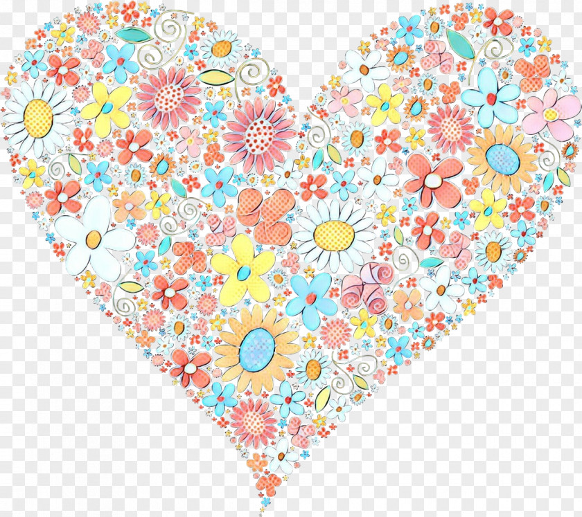 Sticker Textile Heart Cartoon PNG