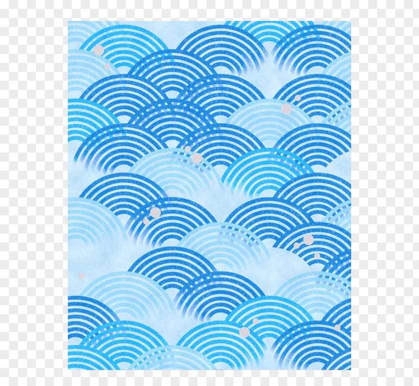 Blue Wave Shading Background Decoration Photography Motif Illustration PNG