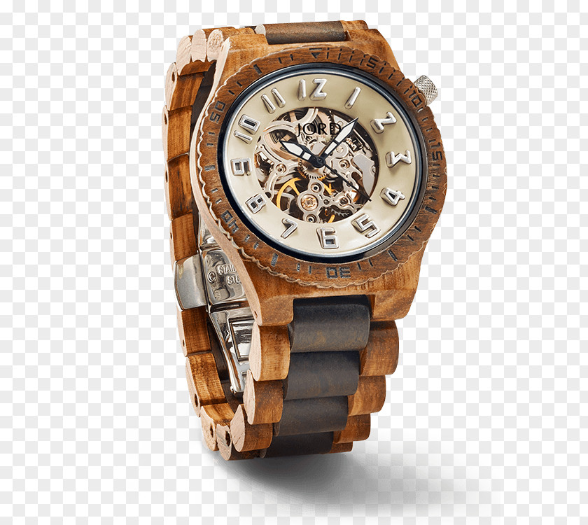 Camphor Jord Automatic Watch Amazon.com Gift PNG