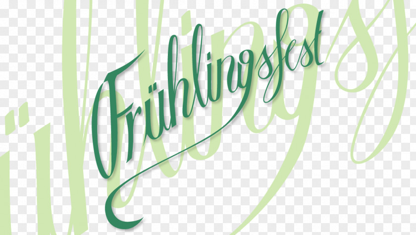 Corporate New Flyer Logo Frühlingsfest Lettering Text PNG