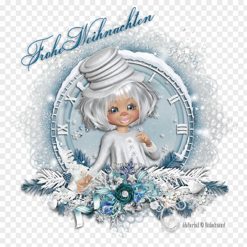 Doll Christmas Ornament PNG