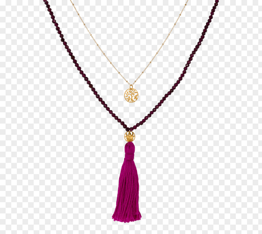 Lotus Jade Rabbit Necklace Charms & Pendants Body Jewellery Magenta PNG