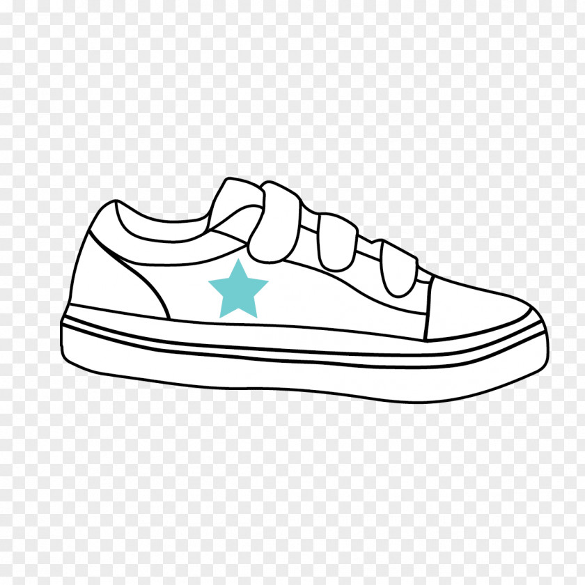 M Design SneakersShoe Drawing Vans Shoe Clip Art Black & White PNG