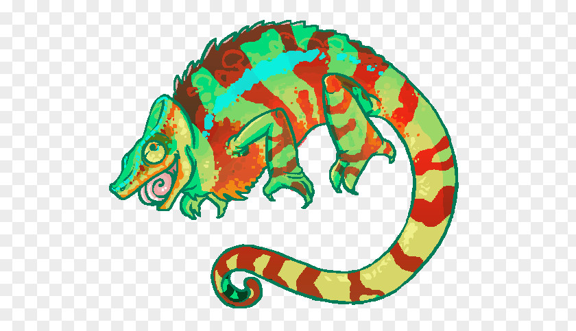 Panther Chameleon Reptile Character Fiction Clip Art PNG