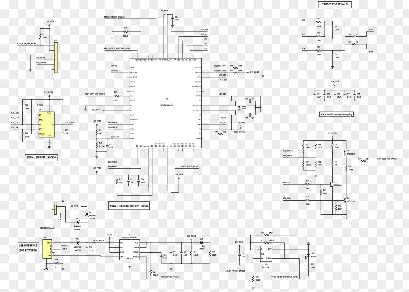 Bluetooth Schematic PIC Microcontroller Personal Identification Number USB PNG