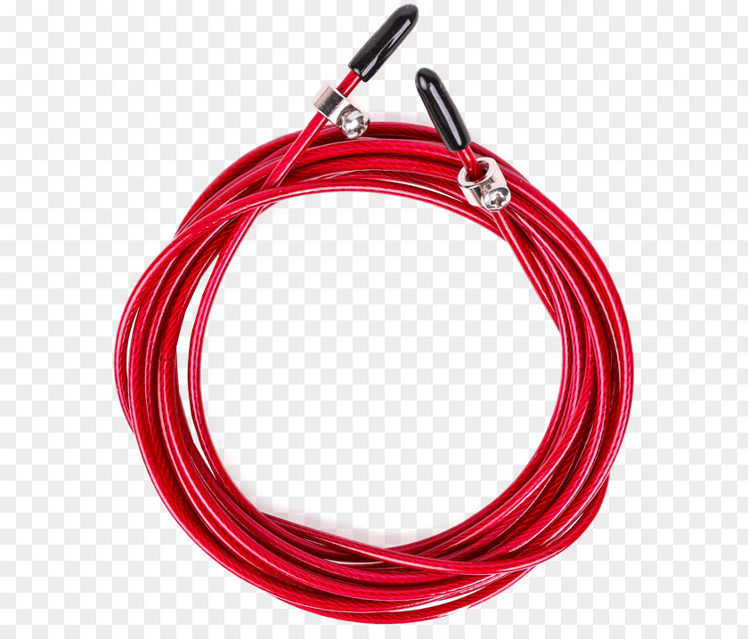 Cable Electrical Red Jump Ropes Wire PNG