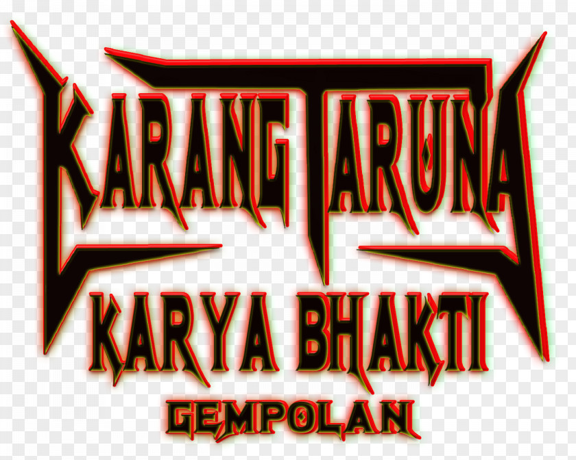 Karang Taruna Logo Banner Brand Character PNG