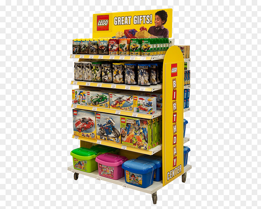 Merchandise Display Stand Toy LEGO Merchandising Retail PNG