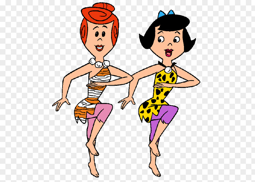 Pebbles Flintstone Wilma Betty Rubble Fred Flinstone Barney PNG
