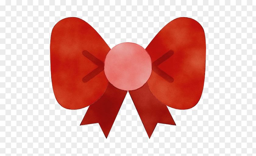 Red Propeller Petal Ribbon Heart PNG